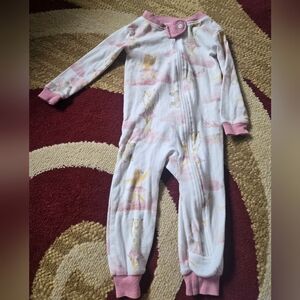 Burt's Bees Pink and White Footed One Piece